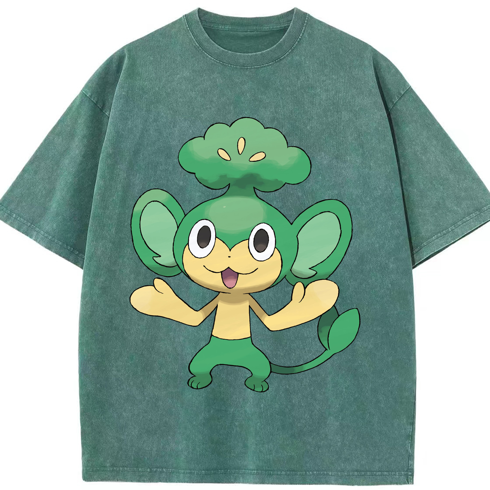 （画像用） ポケットモンスター Pokémon 綿100% ヴィンテージ風 半袖Tシャツ（フロントプリント）